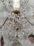 #7760-UCGG - Pair of Crystal Sconces