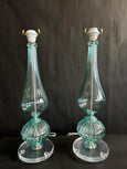 #7803-PCGG - Pair of Murano Lamps (Choice of Color)