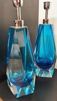 #7845-RUGG - Pair of Murano Lamps (Multiple Colors)