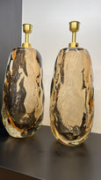 #7849-CCGG - Pair of Murano Lamps (Choice of Color)