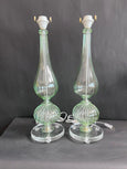 #7952-PUCG - Pair of Murano Lamps (Choice of Color)