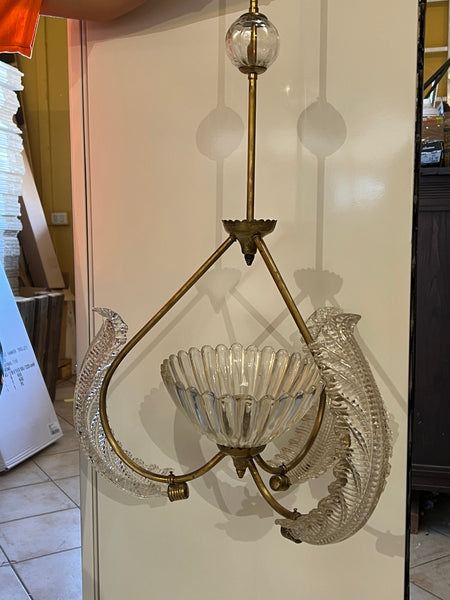 #7953-IGG - Vintage Murano Chandelier