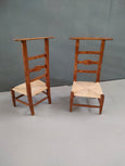 #7993-PGGG - Pair of 19th C. Prayer Chairs