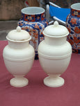 #5793 - white pharmacy jars
