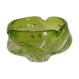 #8672 - green murano bowl