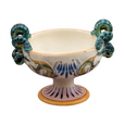 #5772 - pottery coupe with snakes