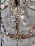 #8095-CGGG - Pair of Crystal Sconces