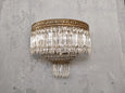 #8148-AGG - Crystal Sconce