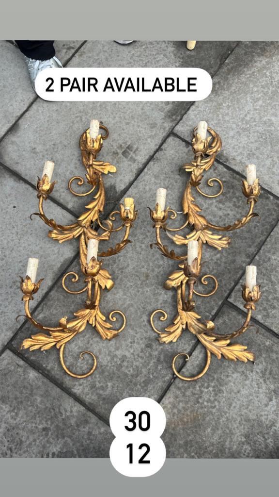 #8211-IGG-E - Pair of Sconces (2 Pair Available)