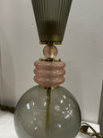 #8238-UCGG - Pair of Murano Lamps
