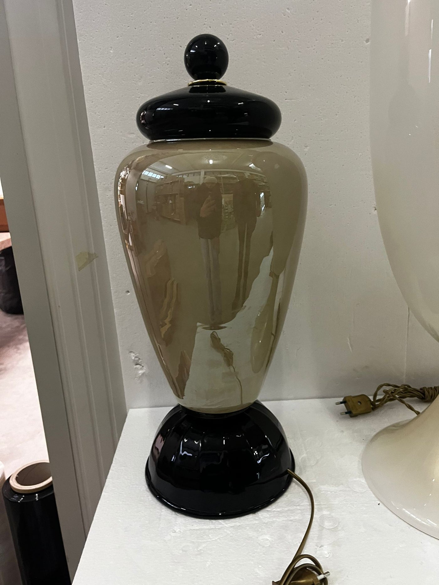 #8240-SUGG - Pair of Murano Lamps