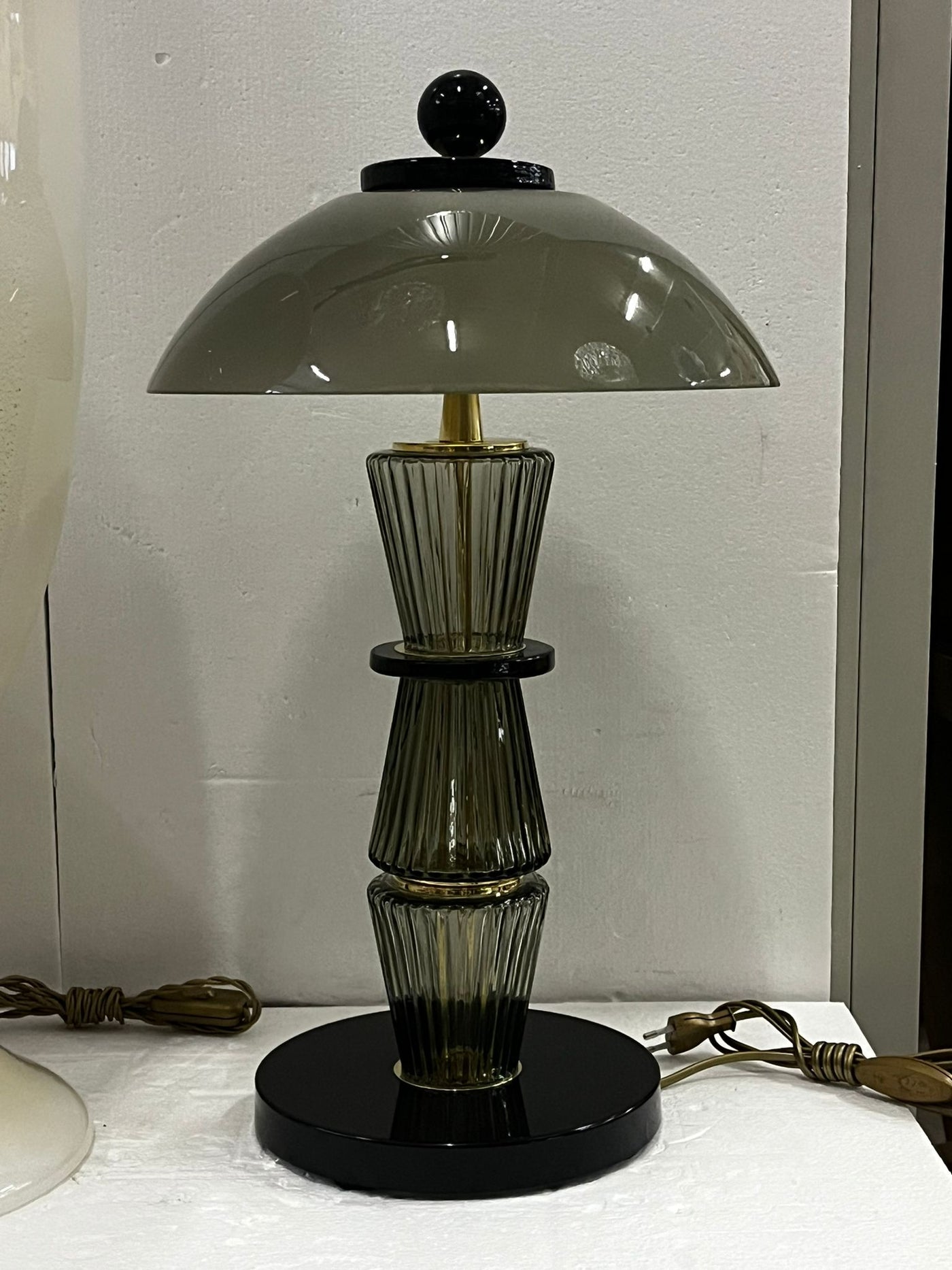 #8247-RUGG - Pair of Murano Lamps