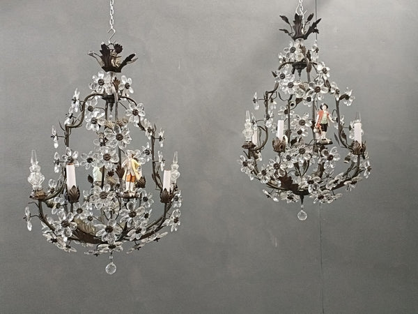 #8430-ACGG - Pair of Chandeliers