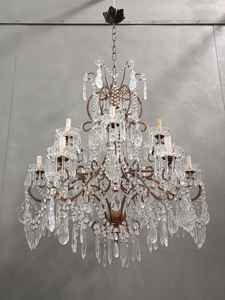 #8431-ACGG - Crystal Chandelier