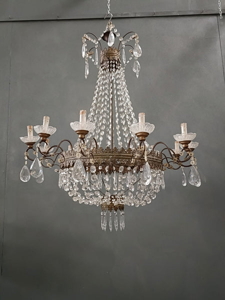 #8433-ACGG - Crystal Chandelier