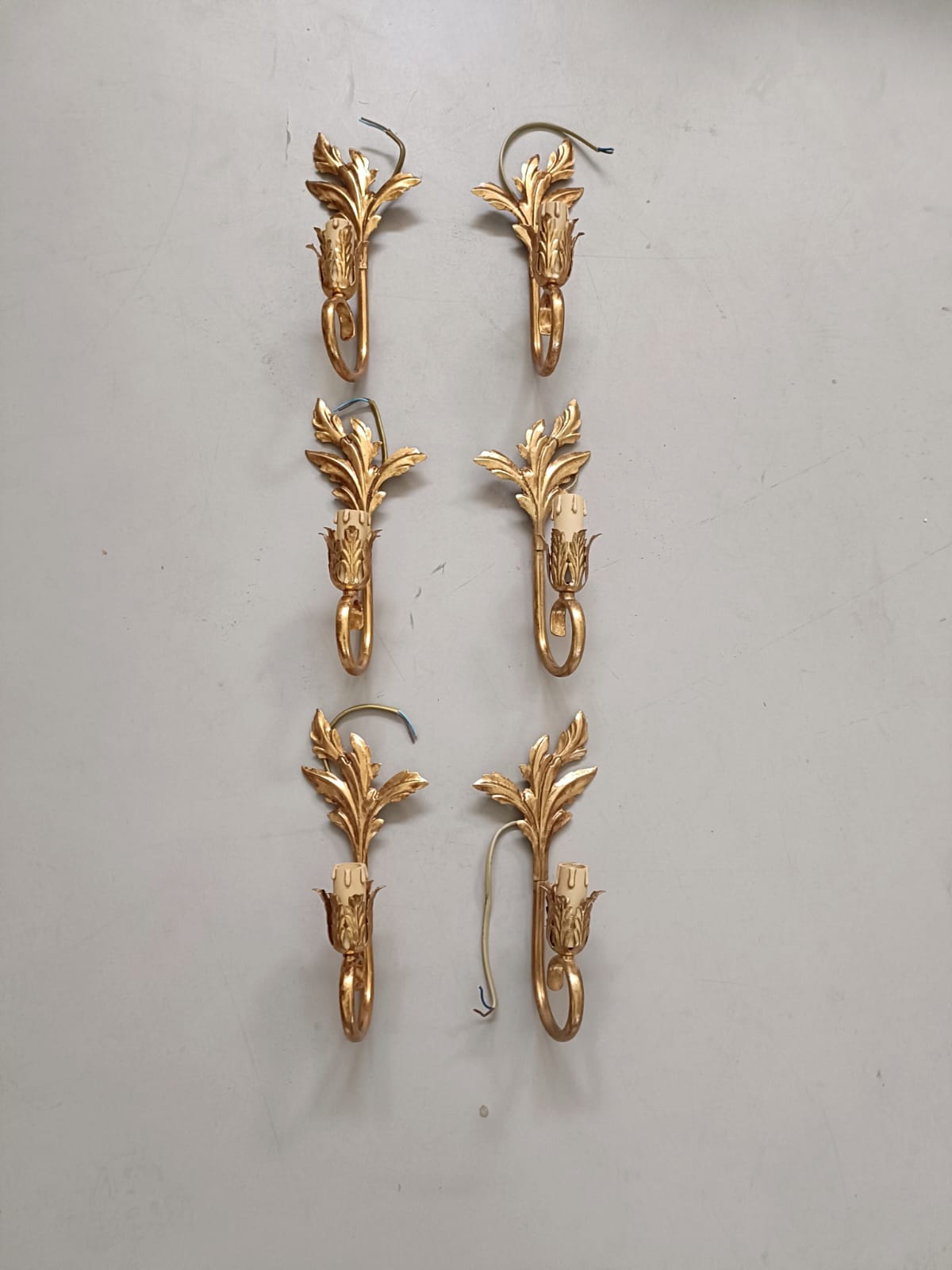#8494-PCCG - Set of 6 Sconces