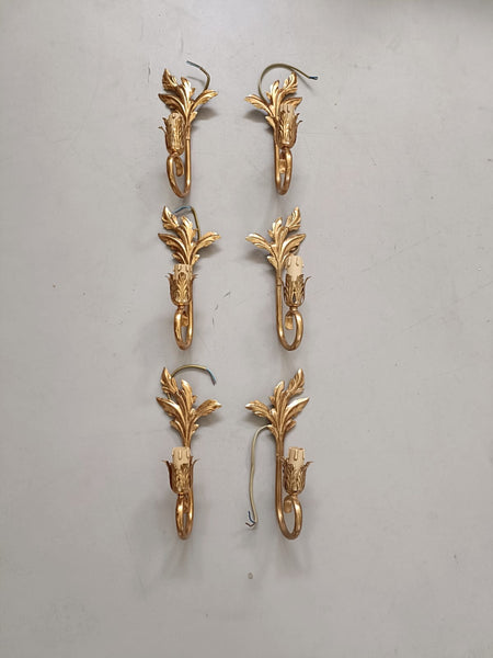 #8494-PCCG - Set of 6 Sconces