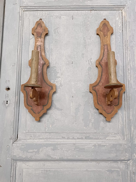 #8514-PGCG - Pair of Sconces