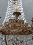 #8526-HAGG - 19th C. Crystal Chandelier