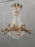 #8526-HAGG - 19th C. Crystal Chandelier