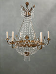 #8530-SUGG - 19th C. Crystal Chandelier