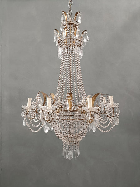 #8532-AGGG - Crystal Chandelier