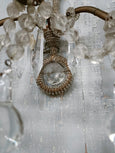 #8540-UAGG - Pair of Crystal Sconces