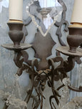 #8570-UCGG - Pair of Crystal Sconces