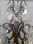 #8570-UCGG - Pair of Crystal Sconces