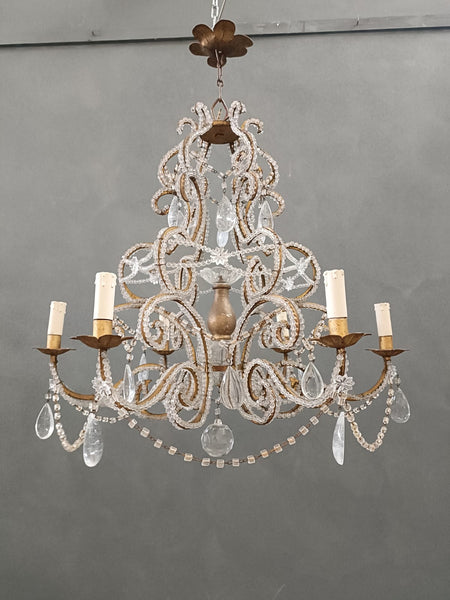 #8573-CCGG - Crystal Chandelier