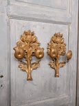 #8576-PHUG - Pair of Wood Sconces