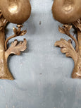 #8576-PHUG - Pair of Wood Sconces