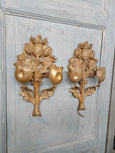 #8577-PHUG - Pair of Wood Sconces