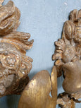 #8577-PHUG - Pair of Wood Sconces