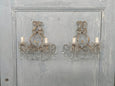 #8578-PHUG - Pair of Crystal Sconces
