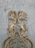 #8578-PHUG - Pair of Crystal Sconces