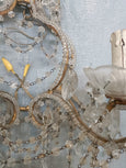 #8578-PHUG - Pair of Crystal Sconces