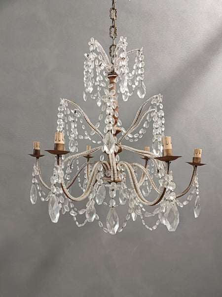 #8581-HUGG - Crystal Chandelier