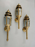 #8583-AGGG - Set of 3 Lantern Sconces