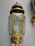 #8583-AGGG - Set of 3 Lantern Sconces