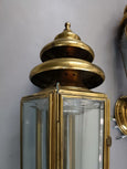 #8583-AGGG - Set of 3 Lantern Sconces