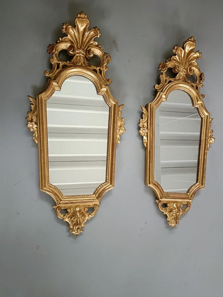 #8584-CGGG - Pair of Wood Framed Mirrors