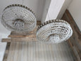 #8589-SUGG - Pair of Crystal Ceiling Mounts