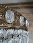 #8589-SUGG - Pair of Crystal Ceiling Mounts
