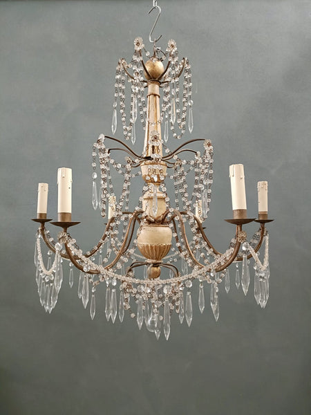 #8595-HAGG - Crystal Chandelier