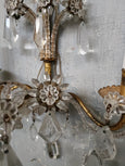 #8596-RIGG - Pair of Crystal Sconces