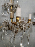 #8596-RIGG - Pair of Crystal Sconces