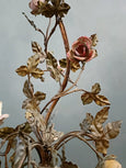 #8619-PHUG - Floral Iron Chandelier