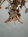 #8619-PHUG - Floral Iron Chandelier