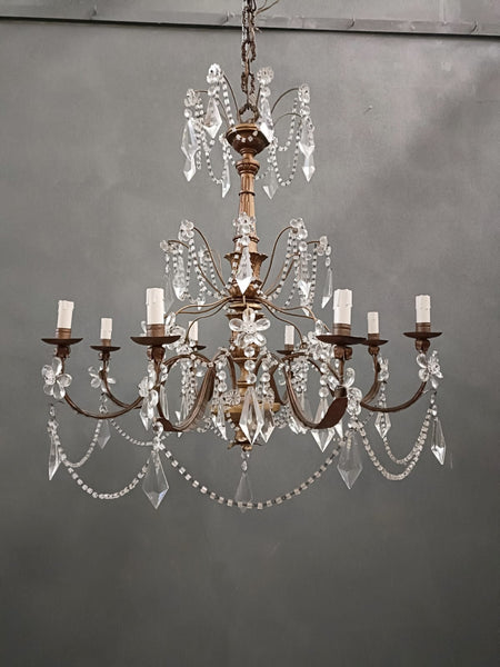 #8621-CCGG - Crystal Chandelier